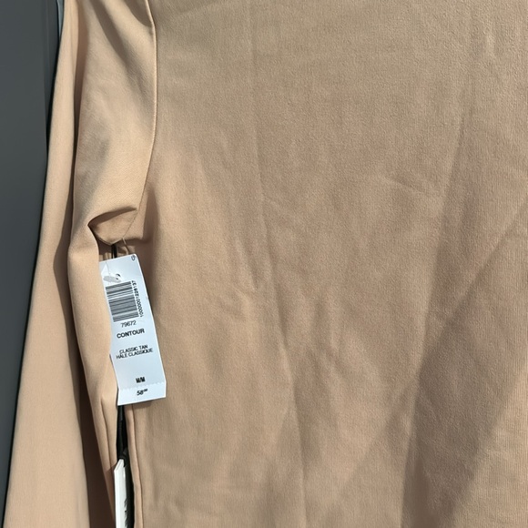 Aritzia Babaton Classic Tan Crew Neck Bodysuit Size Small - Picture 3 of 4
